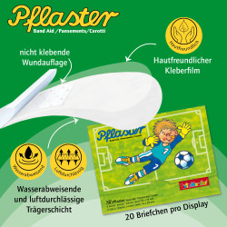 Pflasterbriefchen Fritz Flanke 2