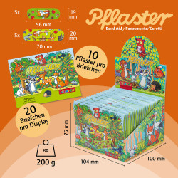 Pflasterbriefchen Waldtiere