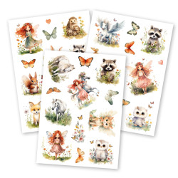 TapirElla Tattoo-Set A6, Elfenprinzessin