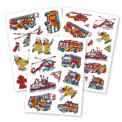 Tattoo-Set A6, Feuerwehr