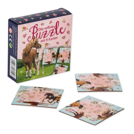 TapirElla Verflixte Puzzle, Pferde im Display