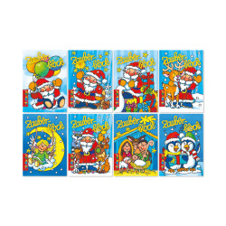 Zauberblock Display Weihnachten 3, A8, 8 Motive je 20 Stück