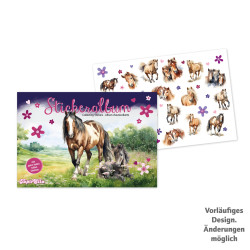 TapirElla Stickeralbum, Pferde