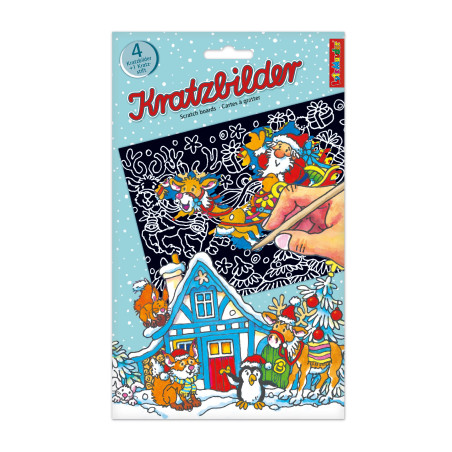 Kratzbilder im Display, Weihnachten