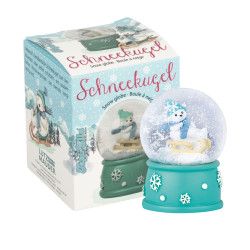 TapirElla Schneekugeln im Display, Winterzauber Eisbär