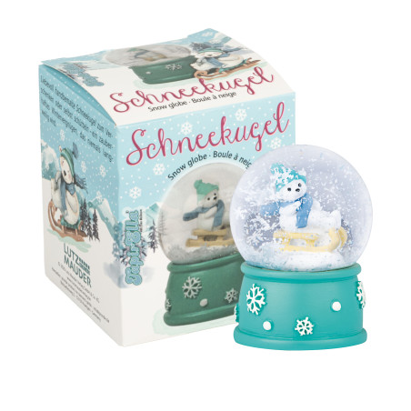 TapirElla Schneekugeln im Display, Winterzauber Eisbär