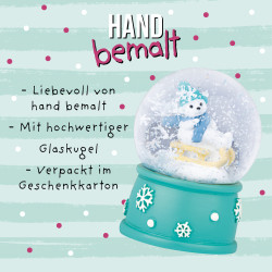 TapirElla Schneekugeln im Display, Winterzauber Eisbär