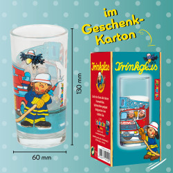 Trinkglas Feuerwehr