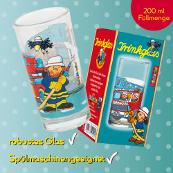 Trinkglas Feuerwehr