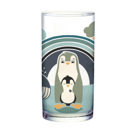 TapirElla Trinkglas Pinguin Familie